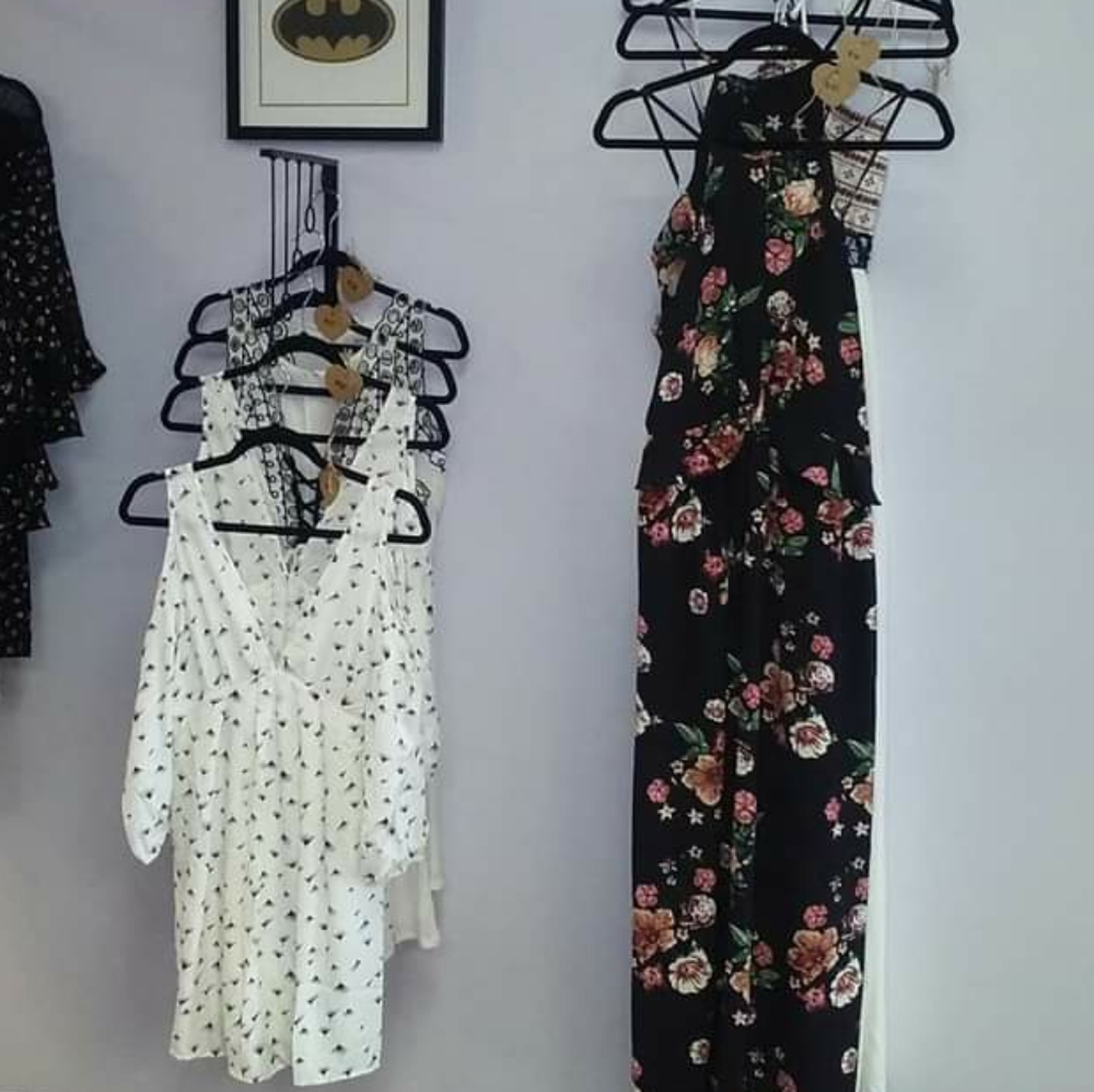 Very J Flowered Ruffled Peplum Maxi Dress - Picture 2 of 13